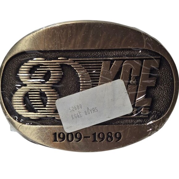 Kansas Gas And Electric KGE Belt Buckle NOS KS 80 Years 1989 KG And E Vintage - Picture 10 of 16